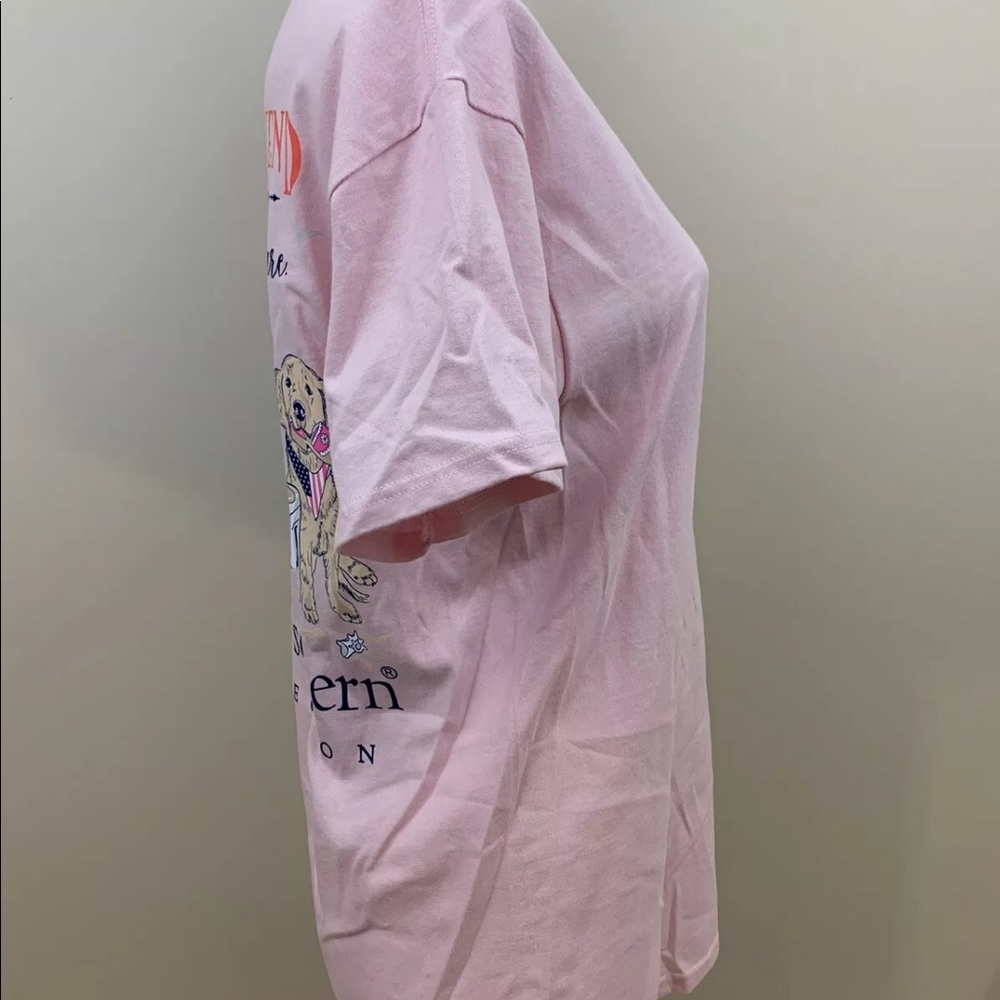 Simply Southern Pink Beach Weekend T shirt - Picture 5 of 8